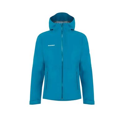 Waterdichte jas mammut linard guide man blauw