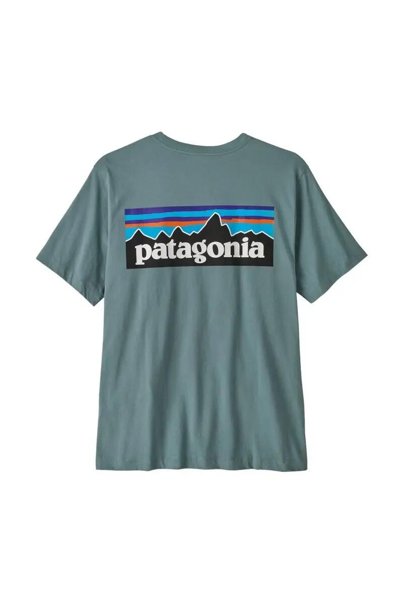 KOSZULKA P-6 LOGO T-SHIRT-BLUE SAGE 2/2