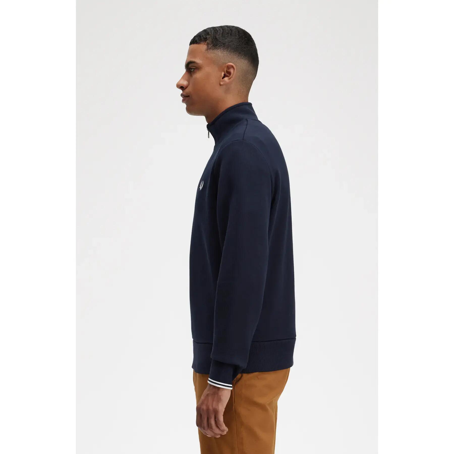 Sweatshirt avec demi fermeture zippée Fred Perry 4/7