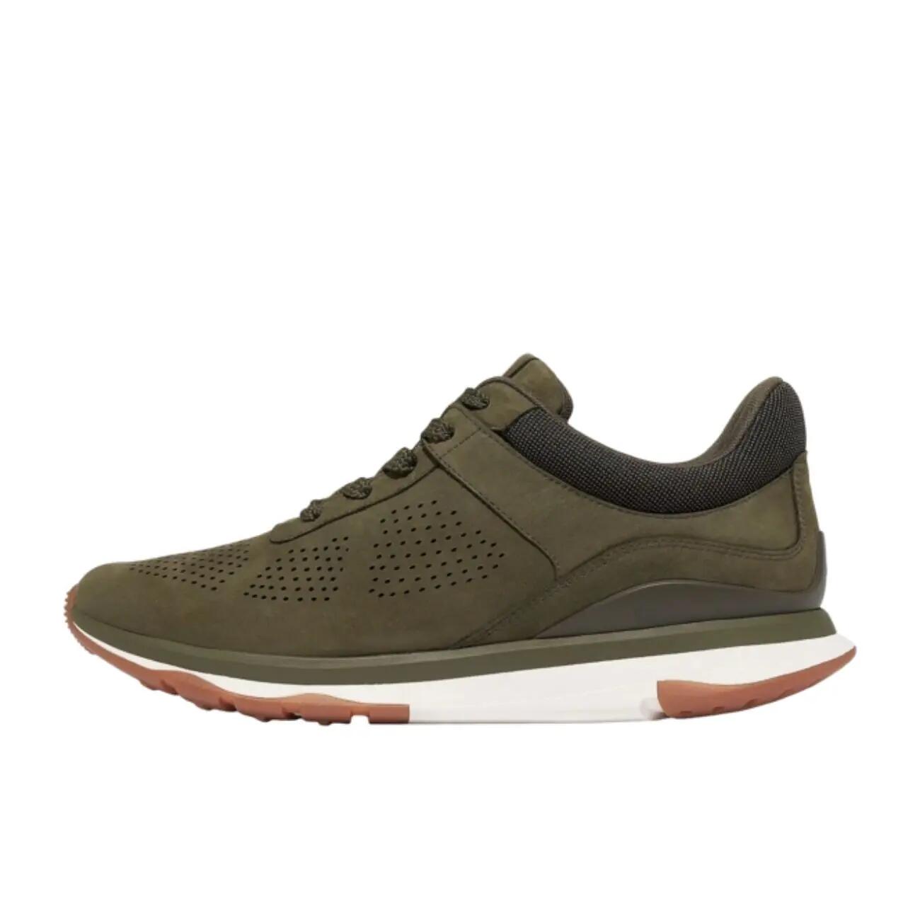 FitFlop Vitamin FFX - Nubuck sneaker  OLIJFGROEN 44 6/7