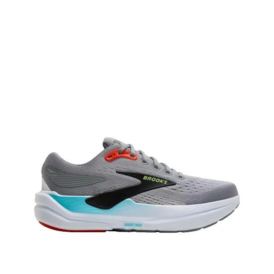 Zapatillas de correr Brooks Ghost Max 3 Gris/Antártida/Rojo