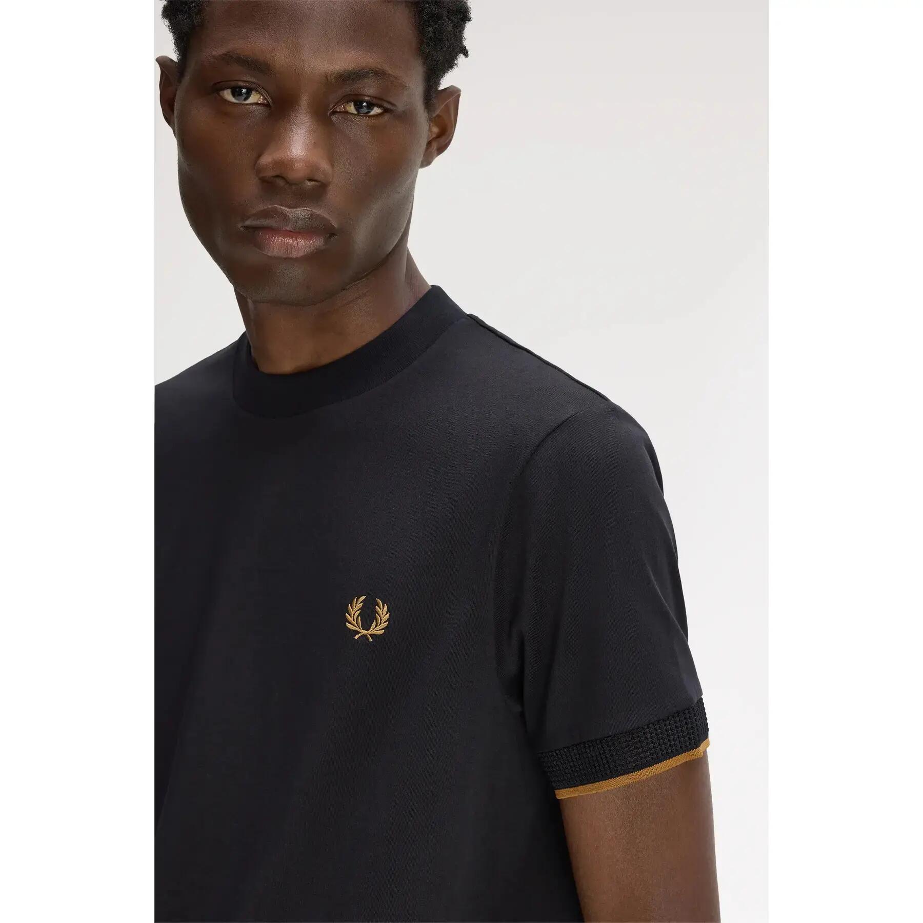 T-shirt de mangas em malha Fred Perry 6/6
