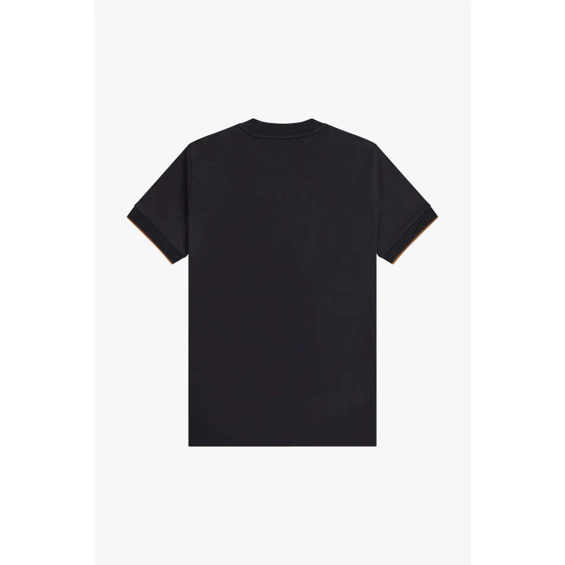 T-shirt de mangas em malha Fred Perry 2/6