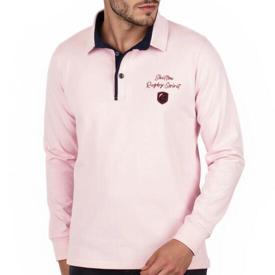 Polo rugby values 6XL / Rose