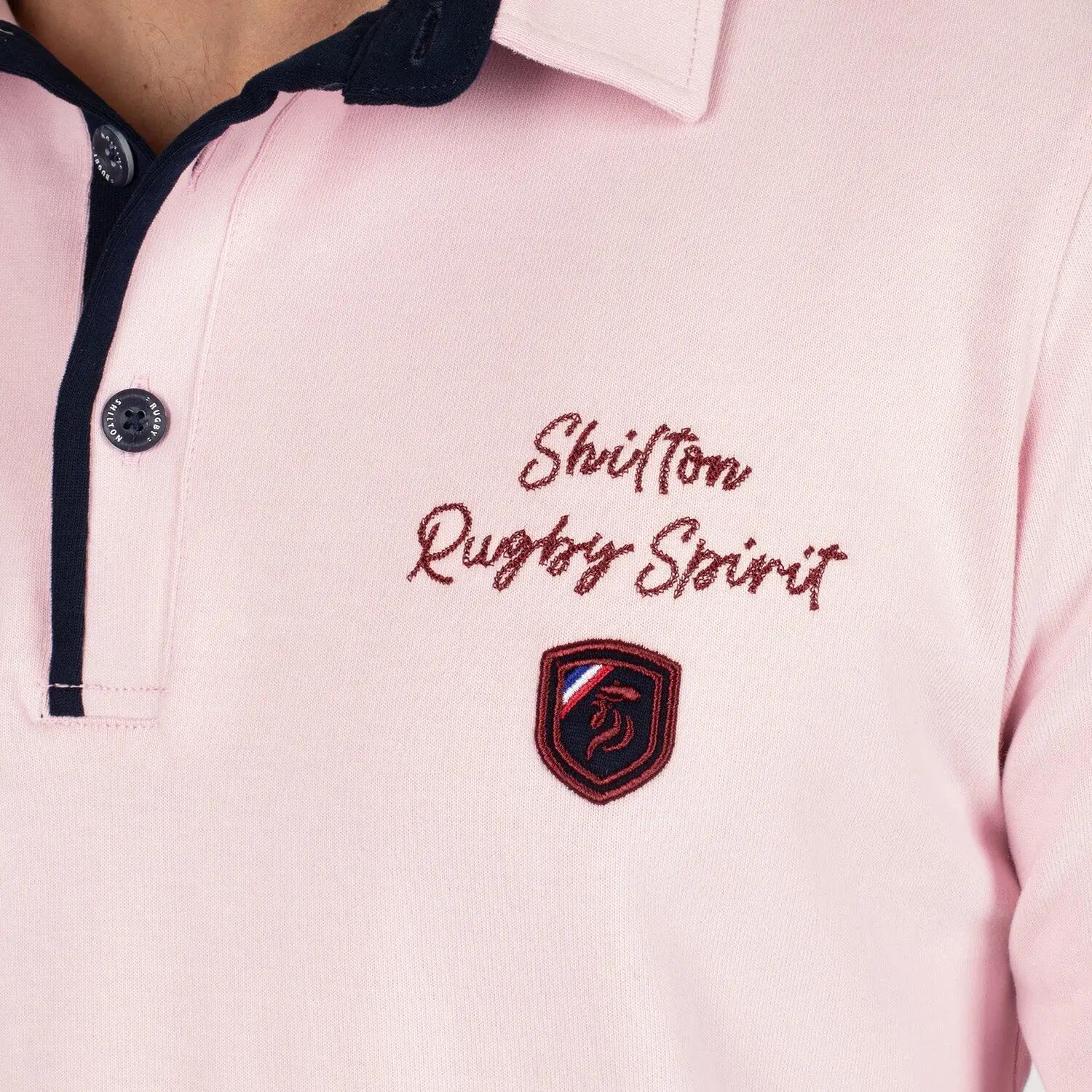 Polo rugby values 6XL / Rose 3/4