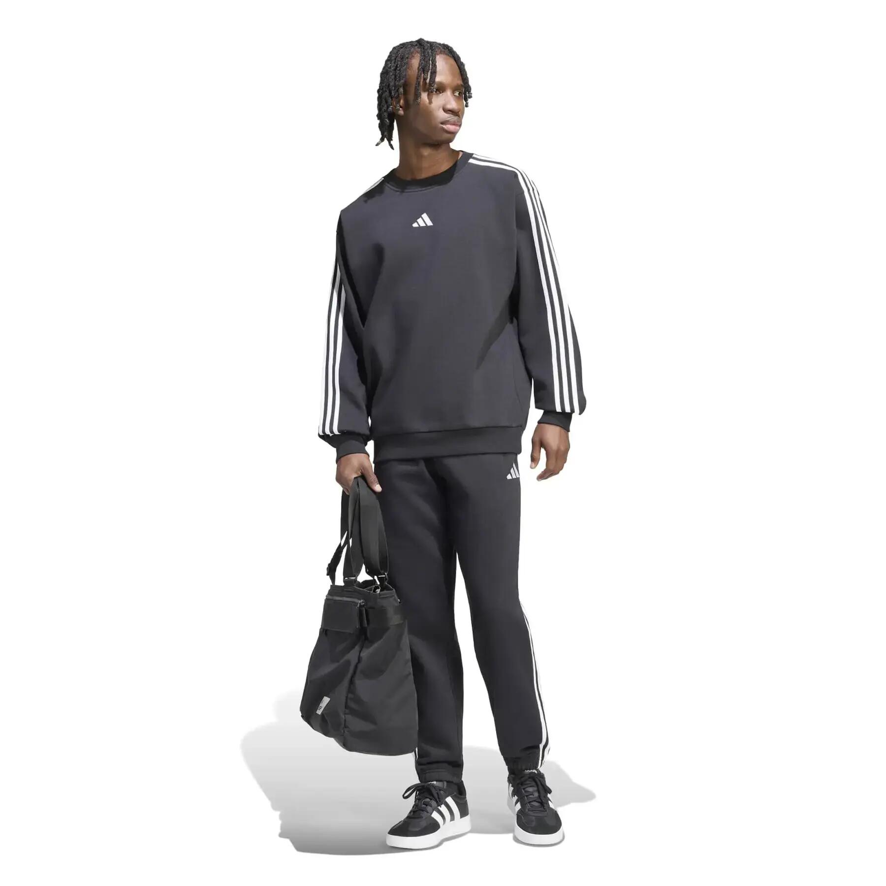Felpa in pile adidas Essentials 3-Stripes 3/6