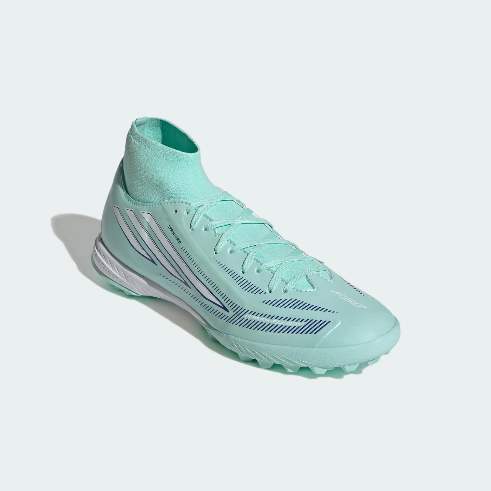 Chaussure de football coupe mi-montante F50 SPARKFUSION LEAGUE Turf Femmes 4/8