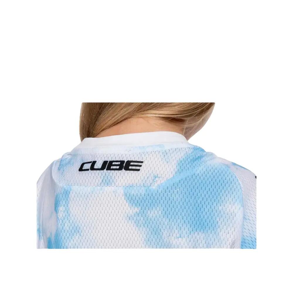 Maillot de bicicleta Cube Rookie X Actionteam Azul 7/7