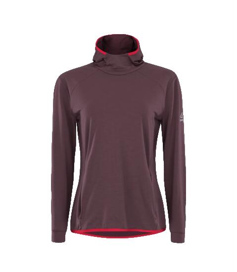 W HOODY TRANSTEX MERINO