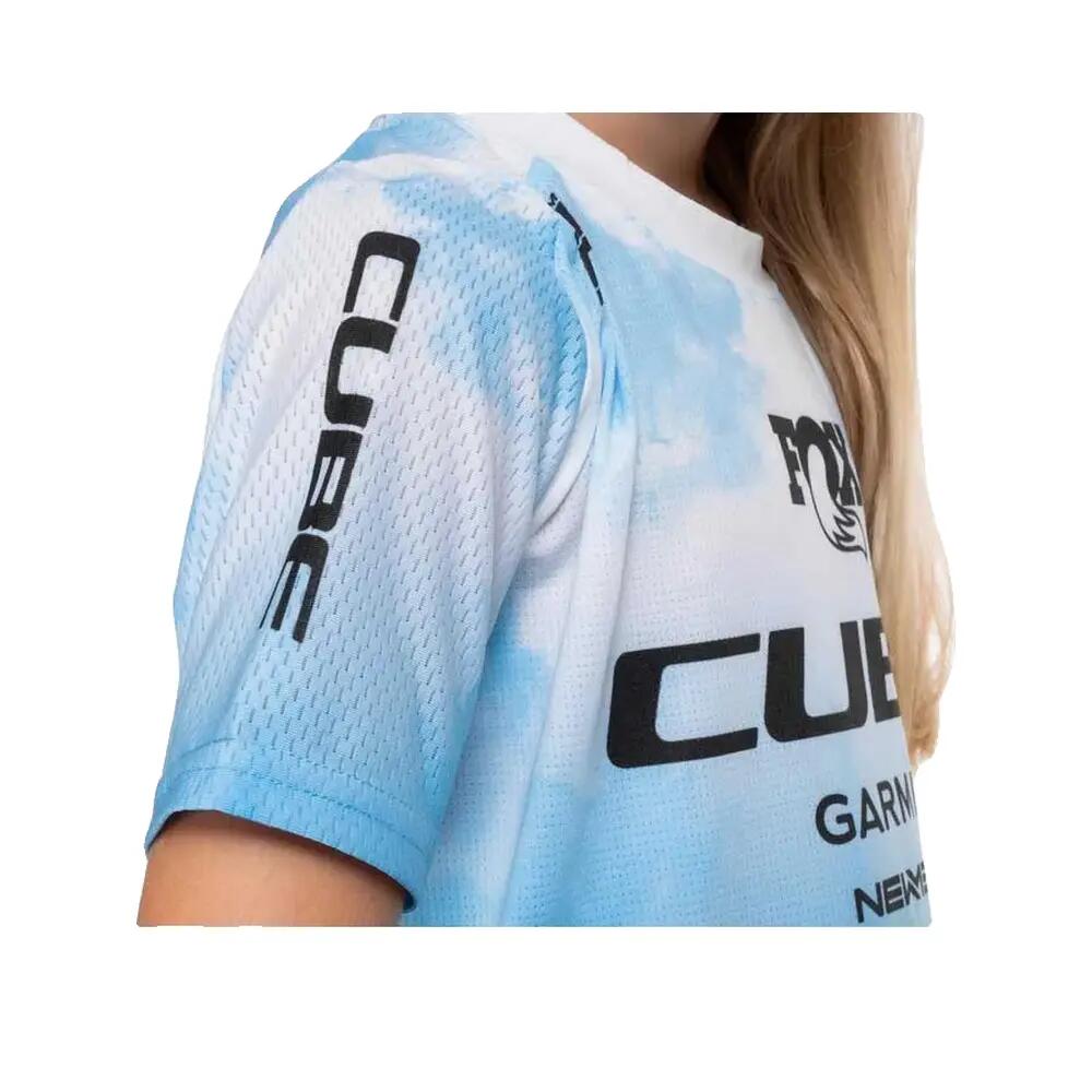 Maillot de bicicleta Cube Rookie X Actionteam Azul 5/7
