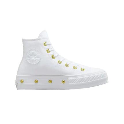 Converse Chuck Taylor All Star Lift Platform Star Studded Weiß
