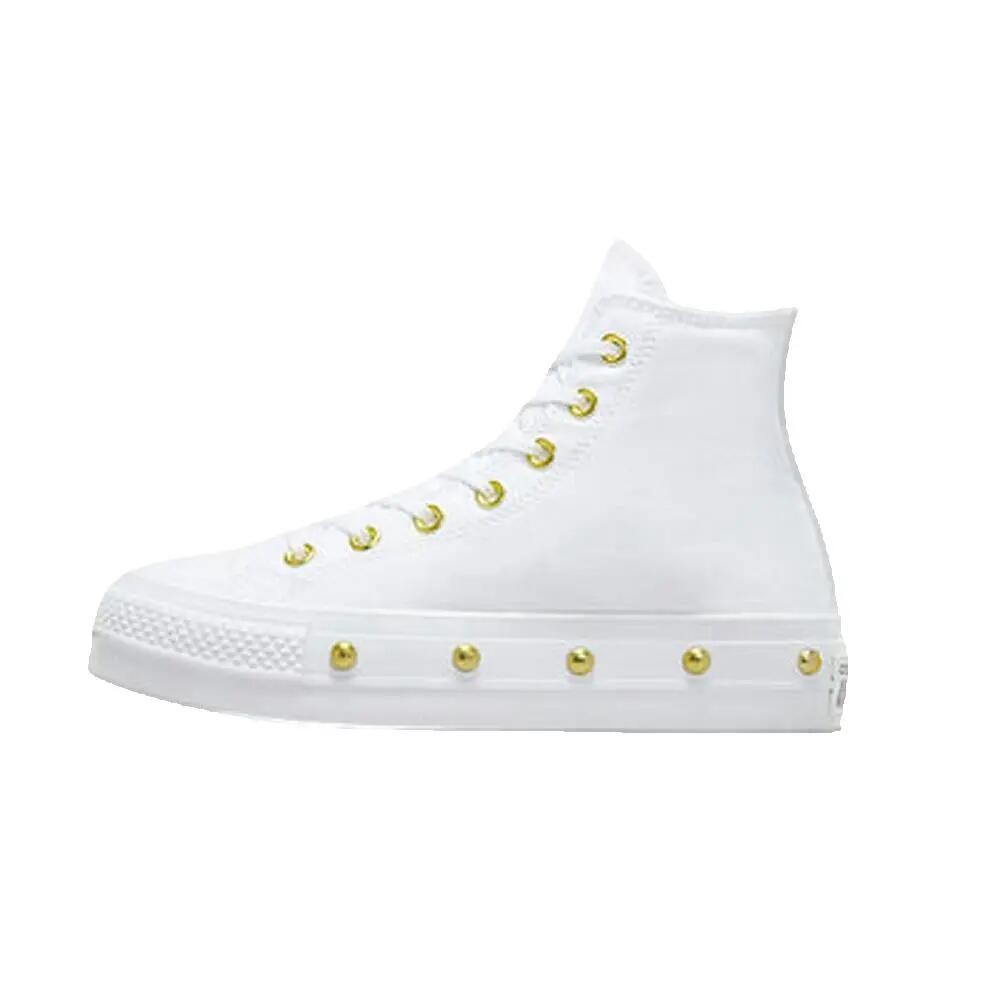 Buty Converse Chuck Taylor All Star Lift Platform Star Studded Białe 2/3