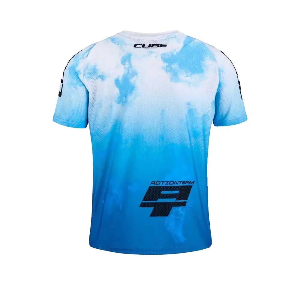 Maillot de bicicleta Cube Rookie X Actionteam Azul 2/7