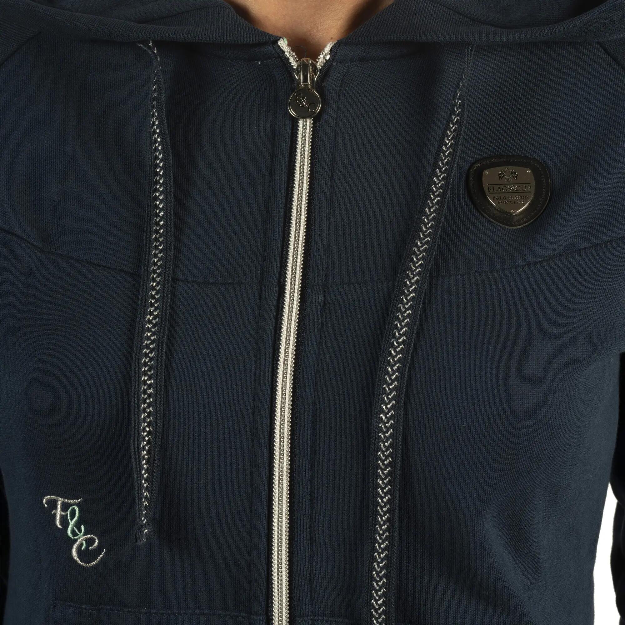 Felpa da equitazione con zip Flags&Cup Naousa 2/5