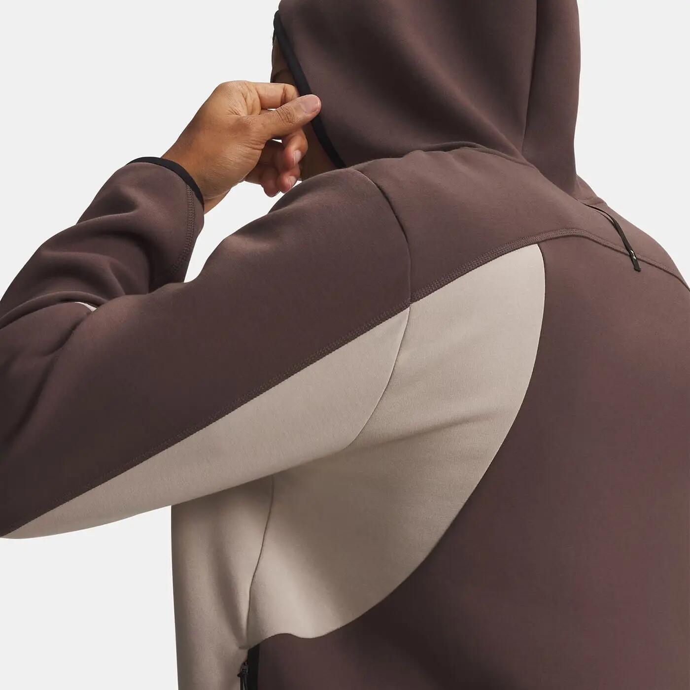 Ua Unstoppable Fleece Vest Met Volledige Rits Highland Buff / Peppercorn / Black 3/3