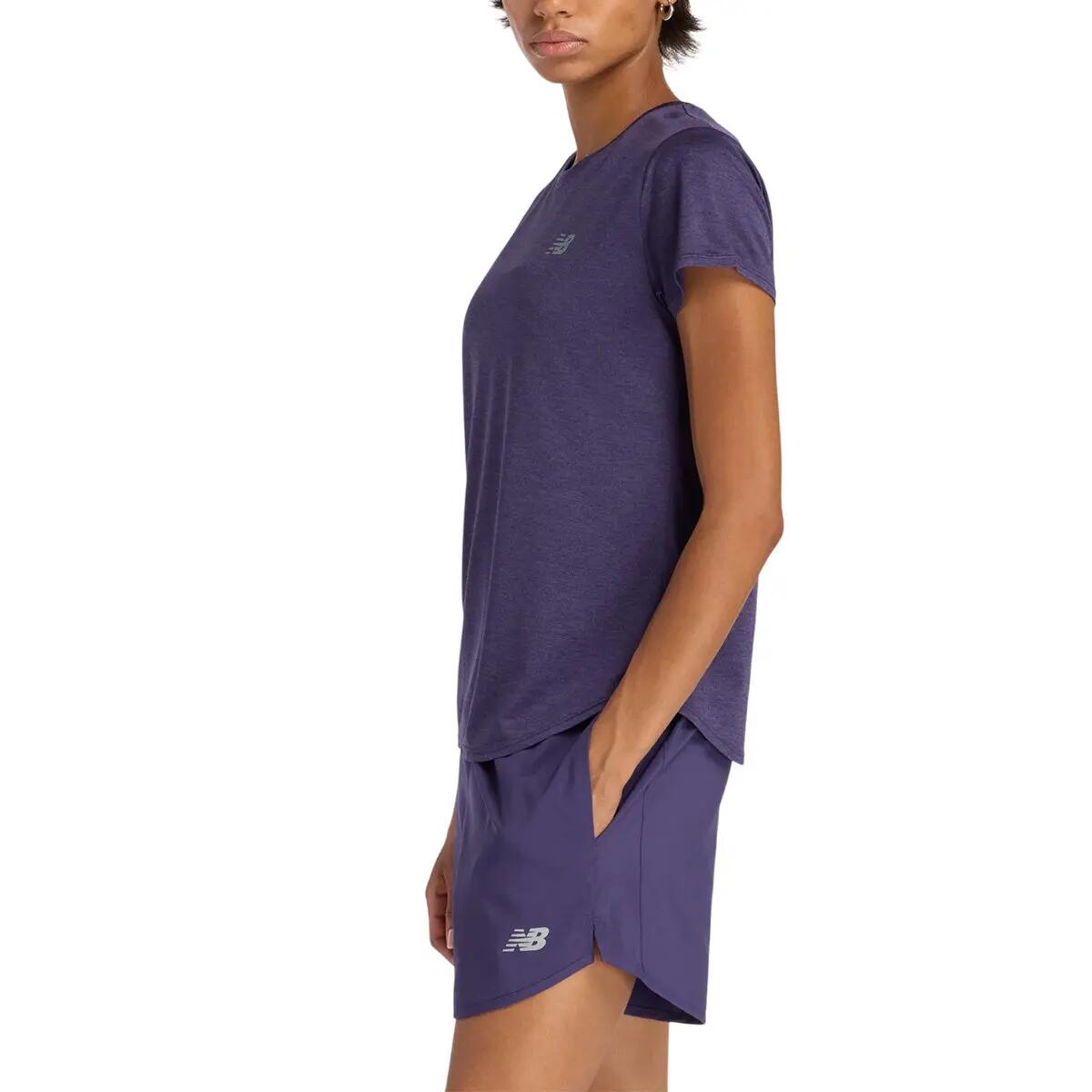 Tee-shirt Femme New Balance SPORT CORE HEATHER 4/5