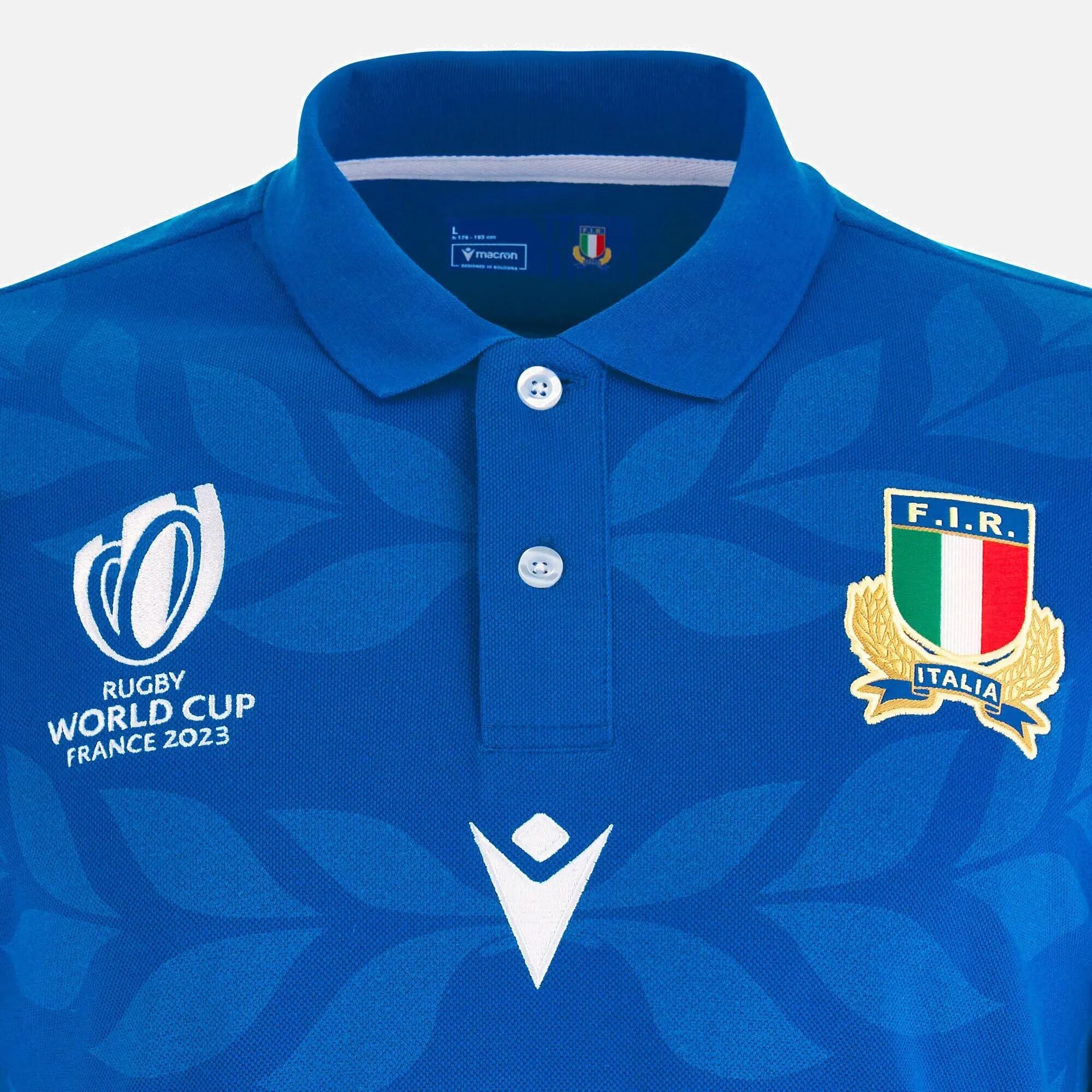 Koszulka domowa Italie en coton Coupe du Monde 2023 3/4