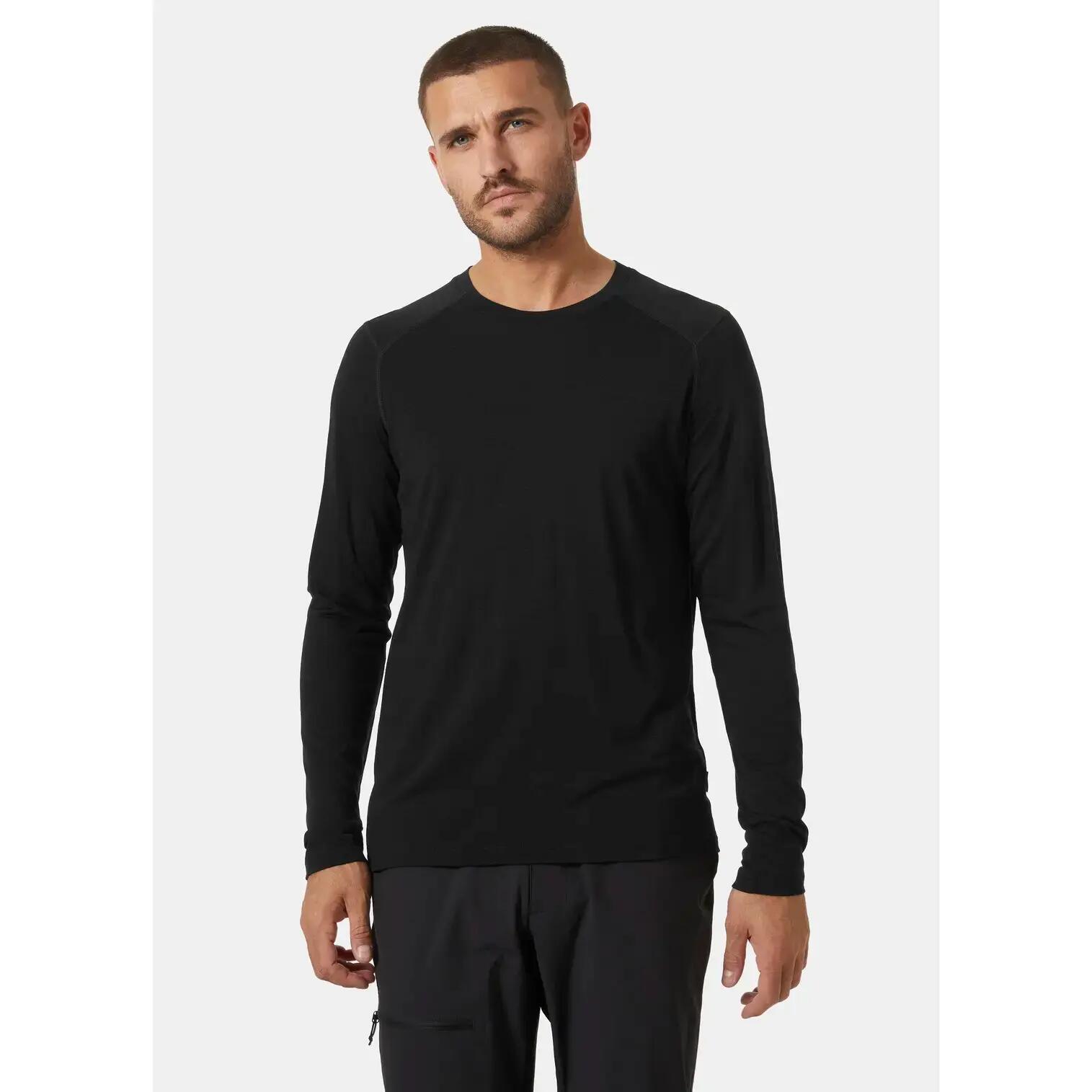 Technisch T-shirt met lange mouwen en ronde hals Helly Hansen Durawool 2/6