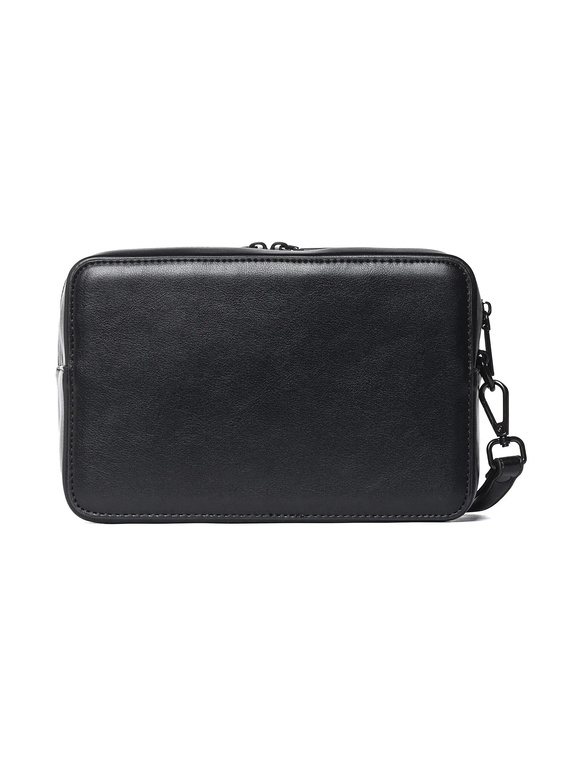 Pochette Momo Design Noir avec Fermeture Éclair et Bandoulière 3/3