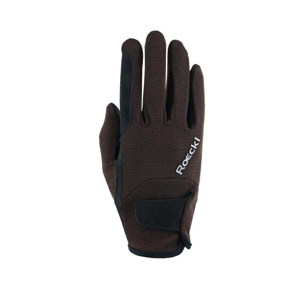 Gants d'équitation Roeckl Meura GORE-TEX Windstopper Chocolat 1/3