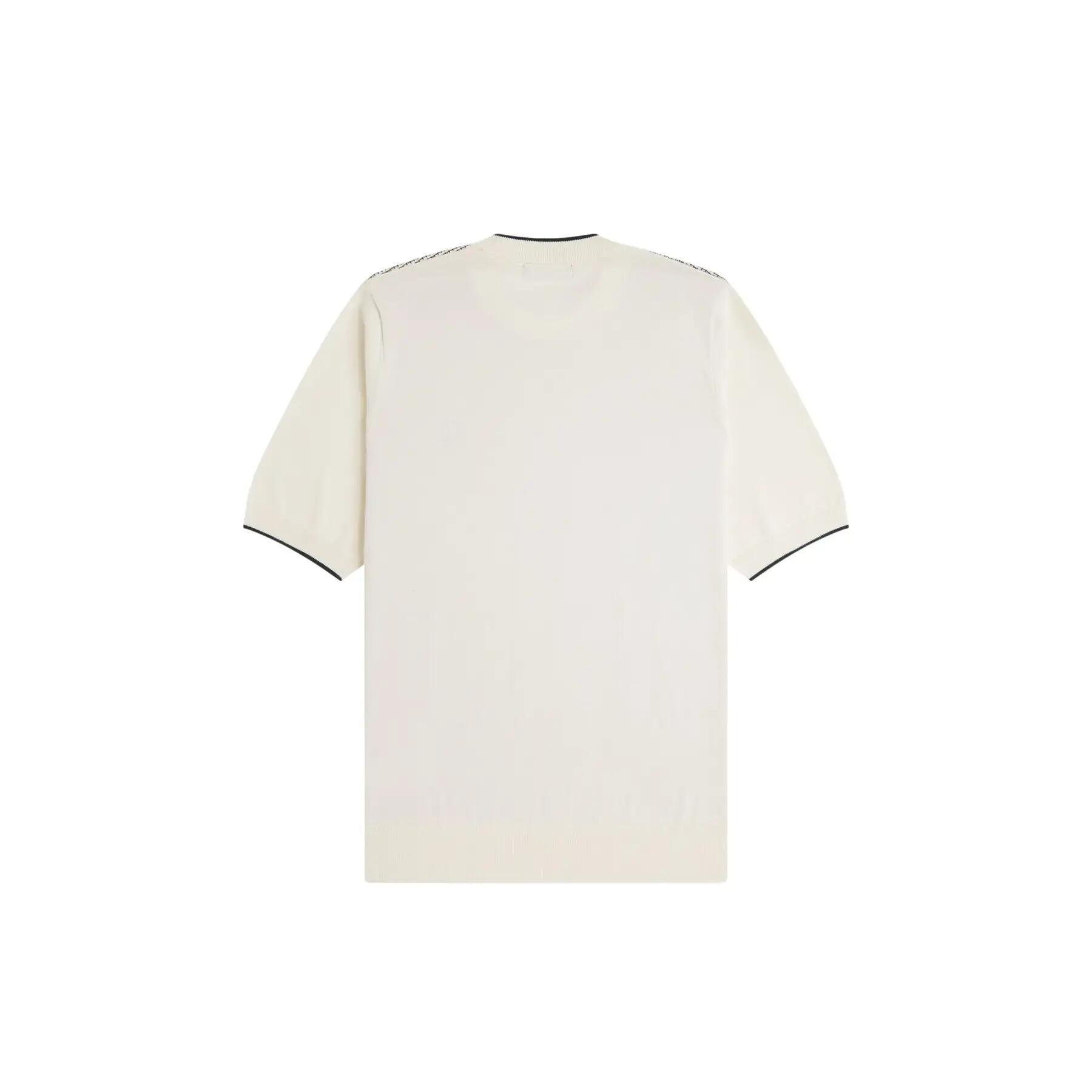 T-shirt in maglia goffrata Tonic Fred Perry 2/7