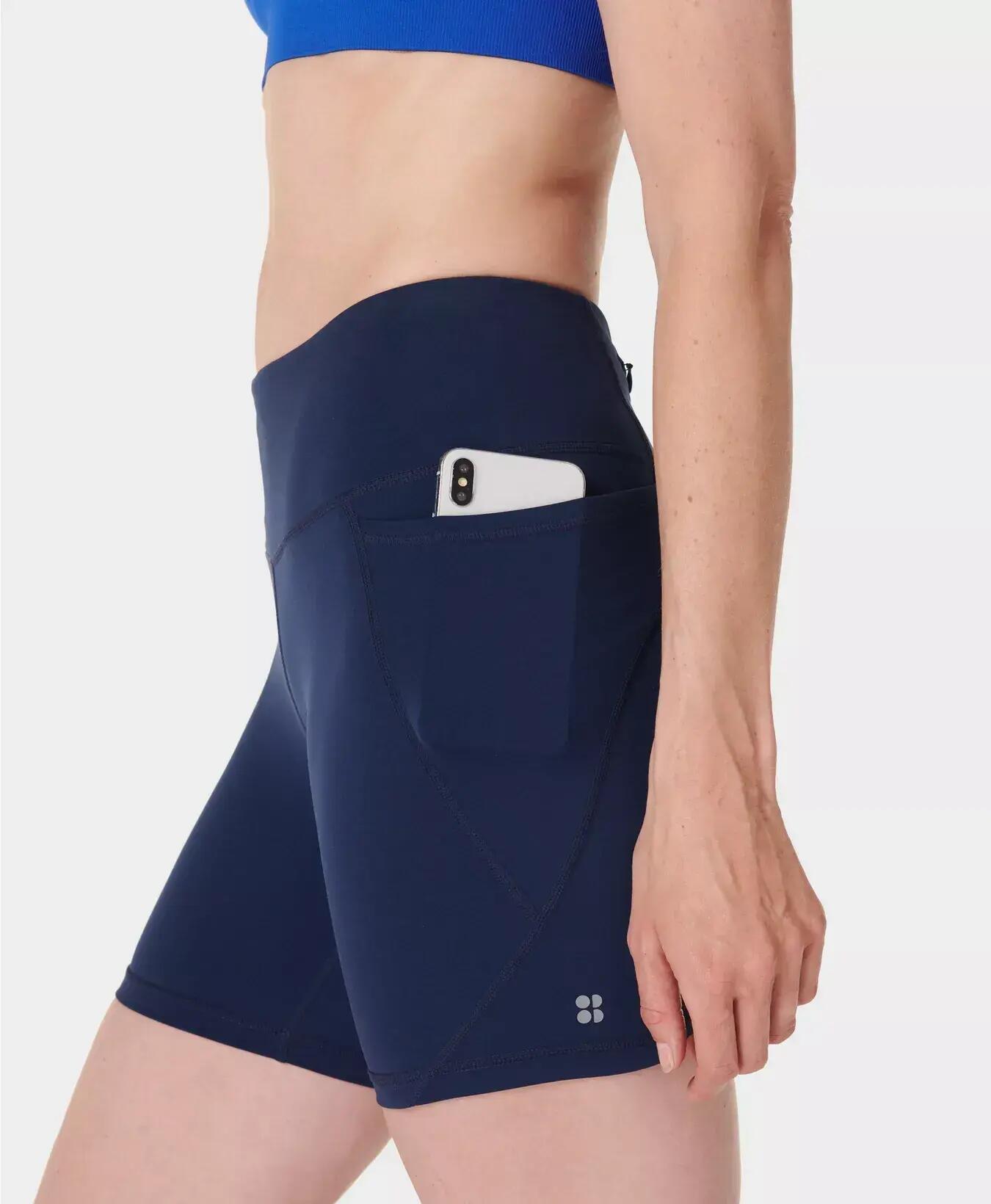 Sweaty Betty Power Biker Shorts Sportshort DONKERBLAUW S 6/7