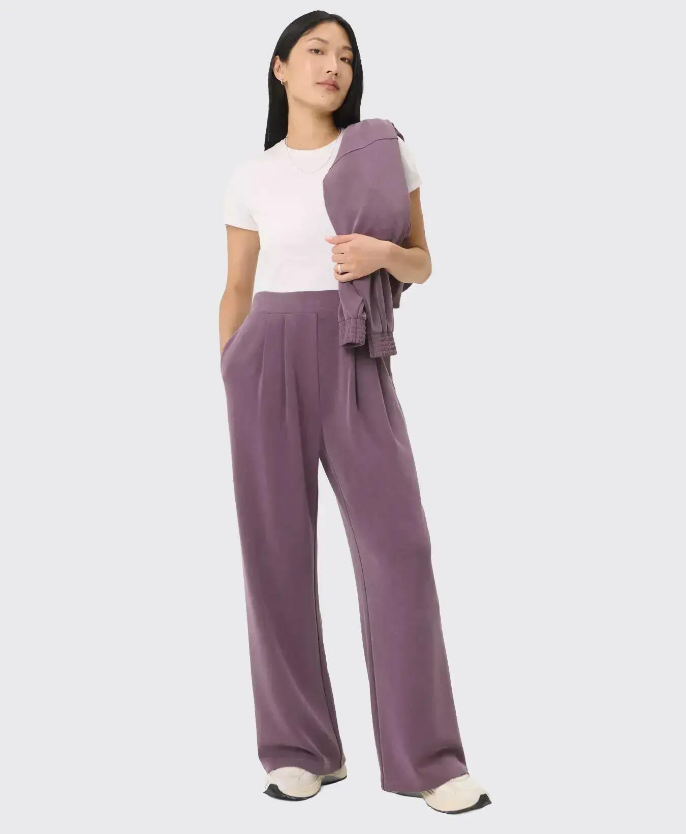 Sweaty Betty Sand Wash Wide Leg Broek Broek NEPTUNUSPAARS L 1/7