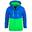 Veste 3en1 enfants Bryggen imperméable bleu moyen / vert clair