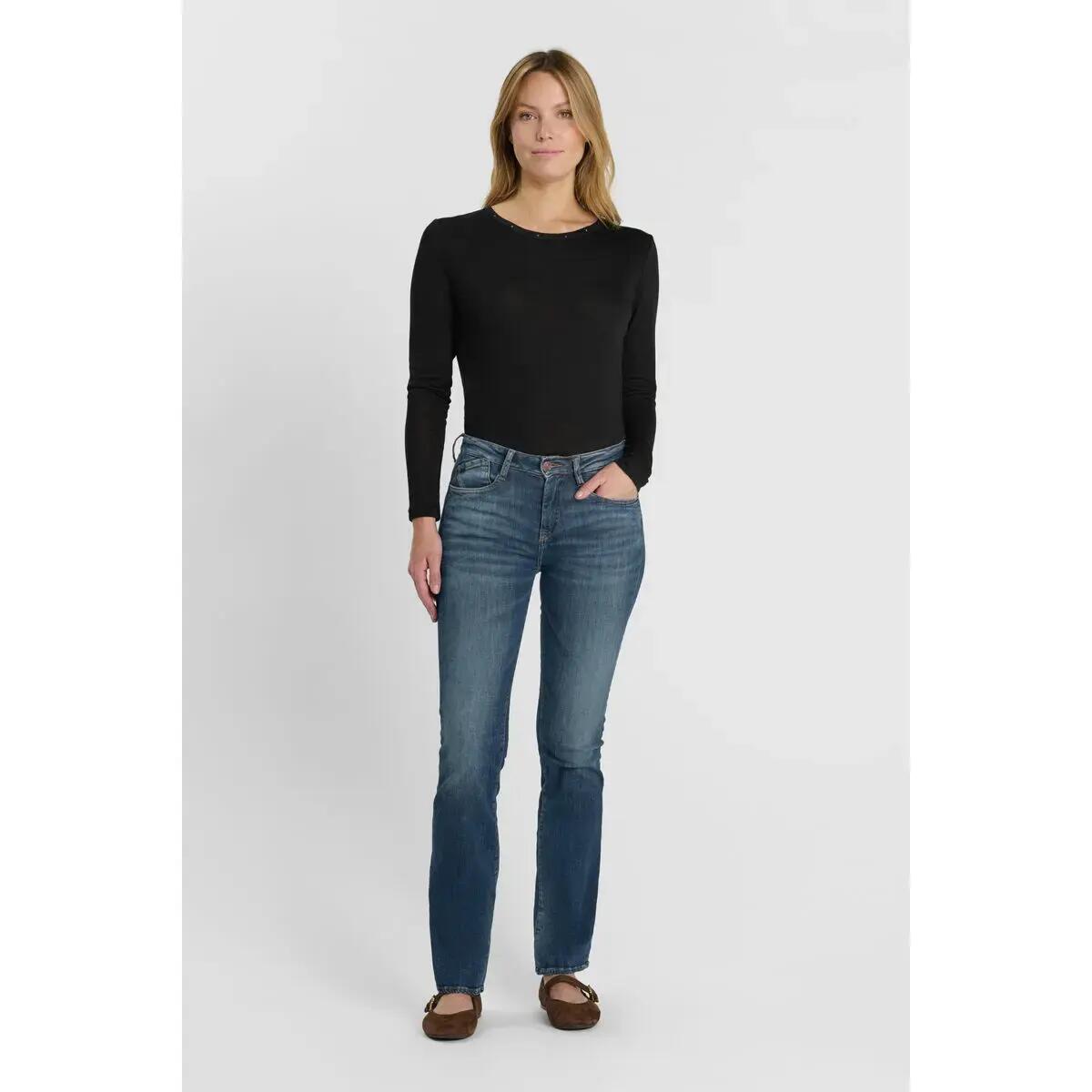 Spodnie dżinsowe bootcut damskie Le Temps des cerises Power 7/7