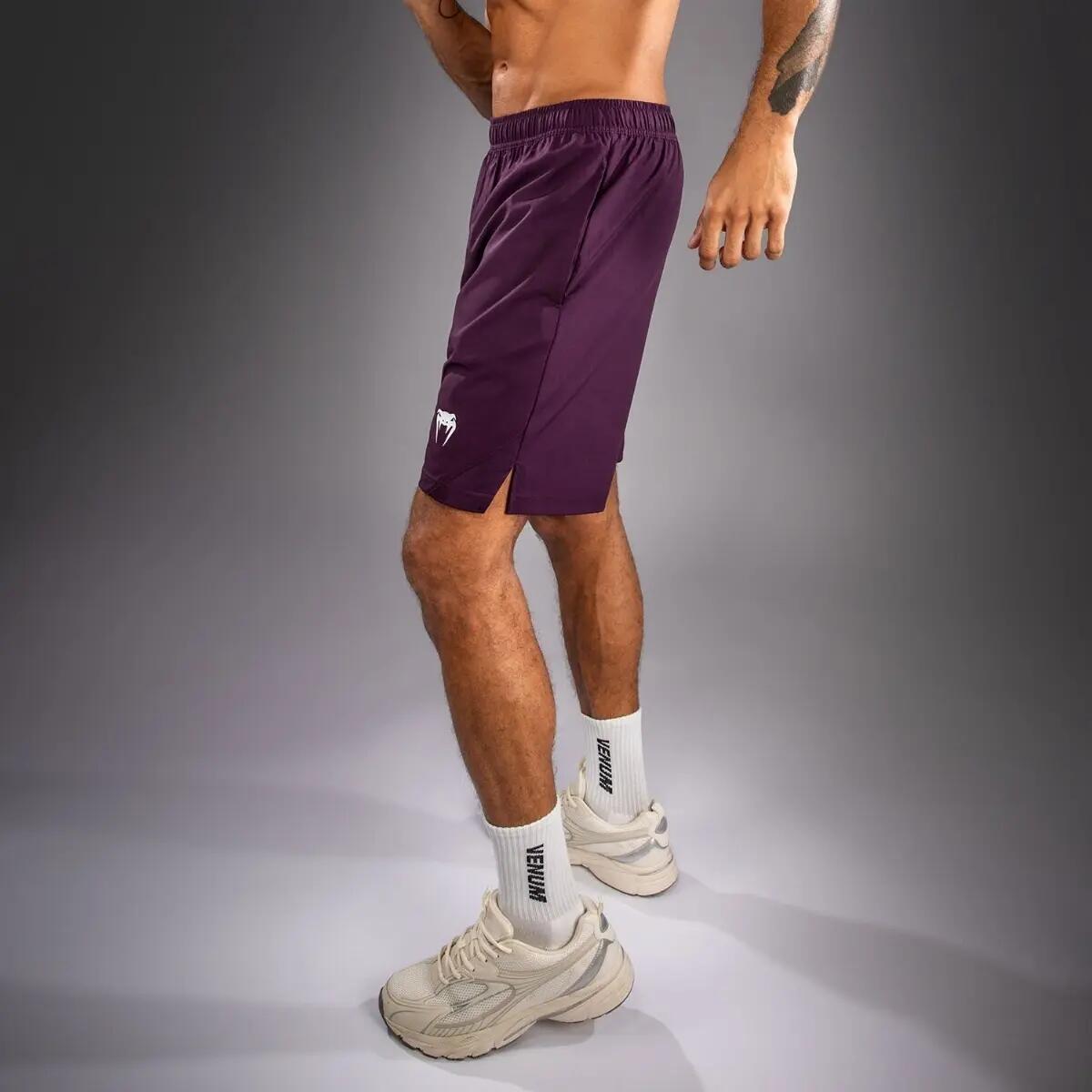 Trainingsshorts Venum Contender Dunkellila/Weiss S 4/7