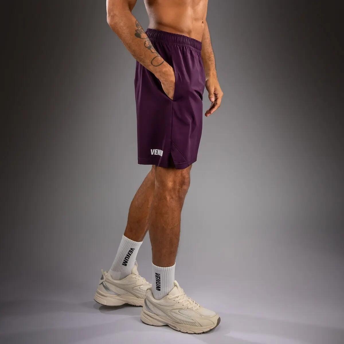 Trainingsshorts Venum Contender Dunkellila/Weiss S 3/7