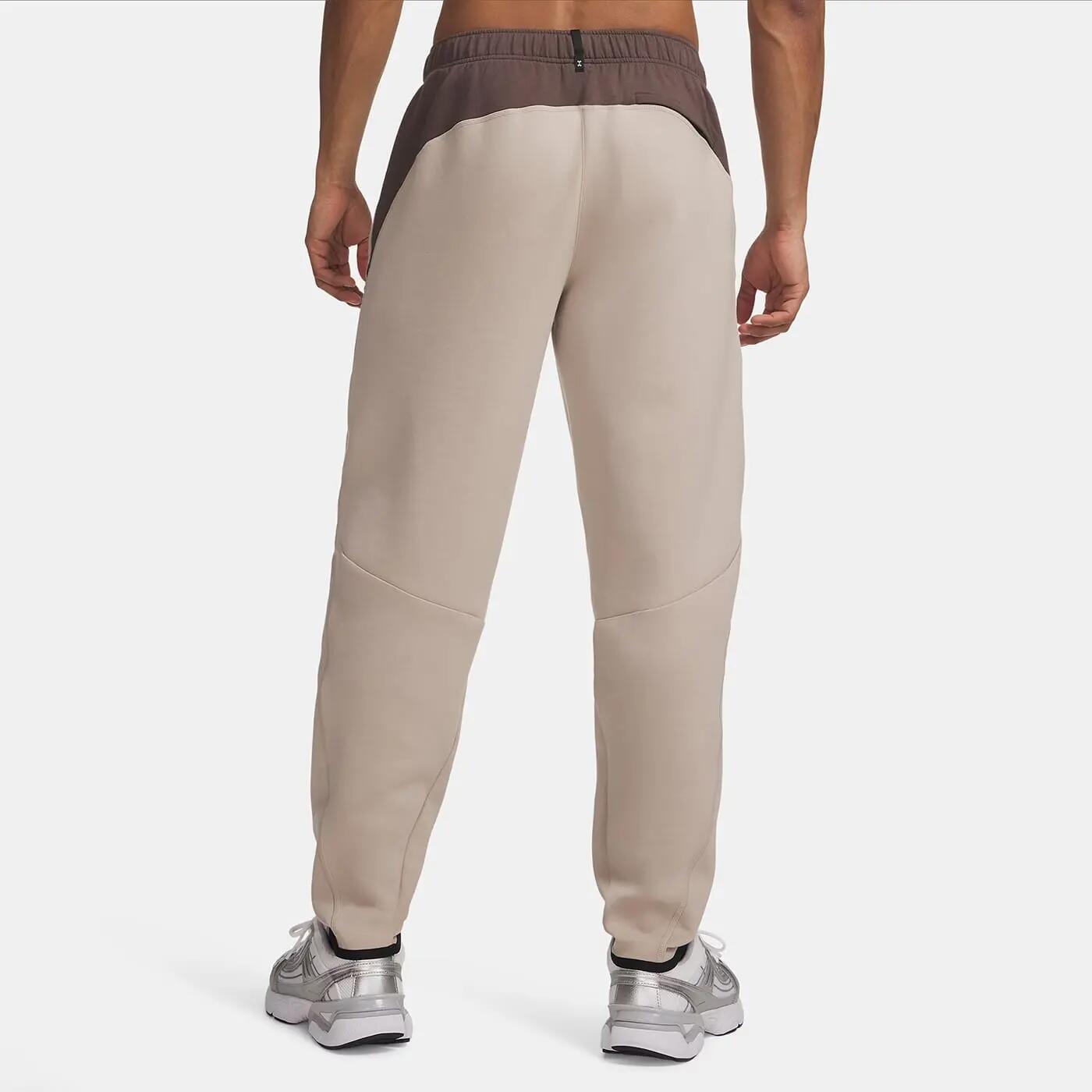Pantalon de jogging UA Unstoppable Fleece pour Homme Sable / Taupe 2/3