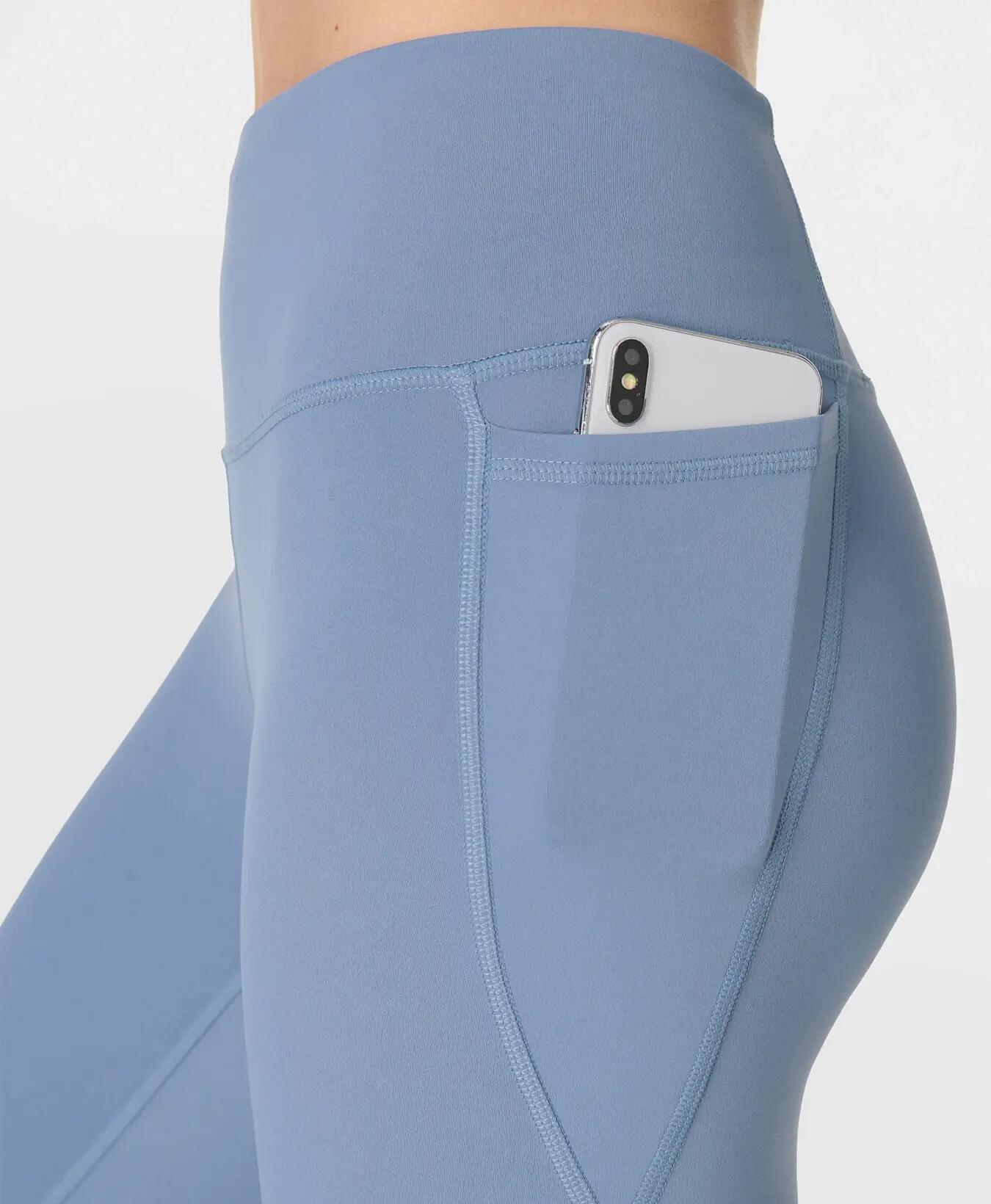 Sweaty Betty Ultimate Studio Ribbed Leggings  BLAUW L 1/7