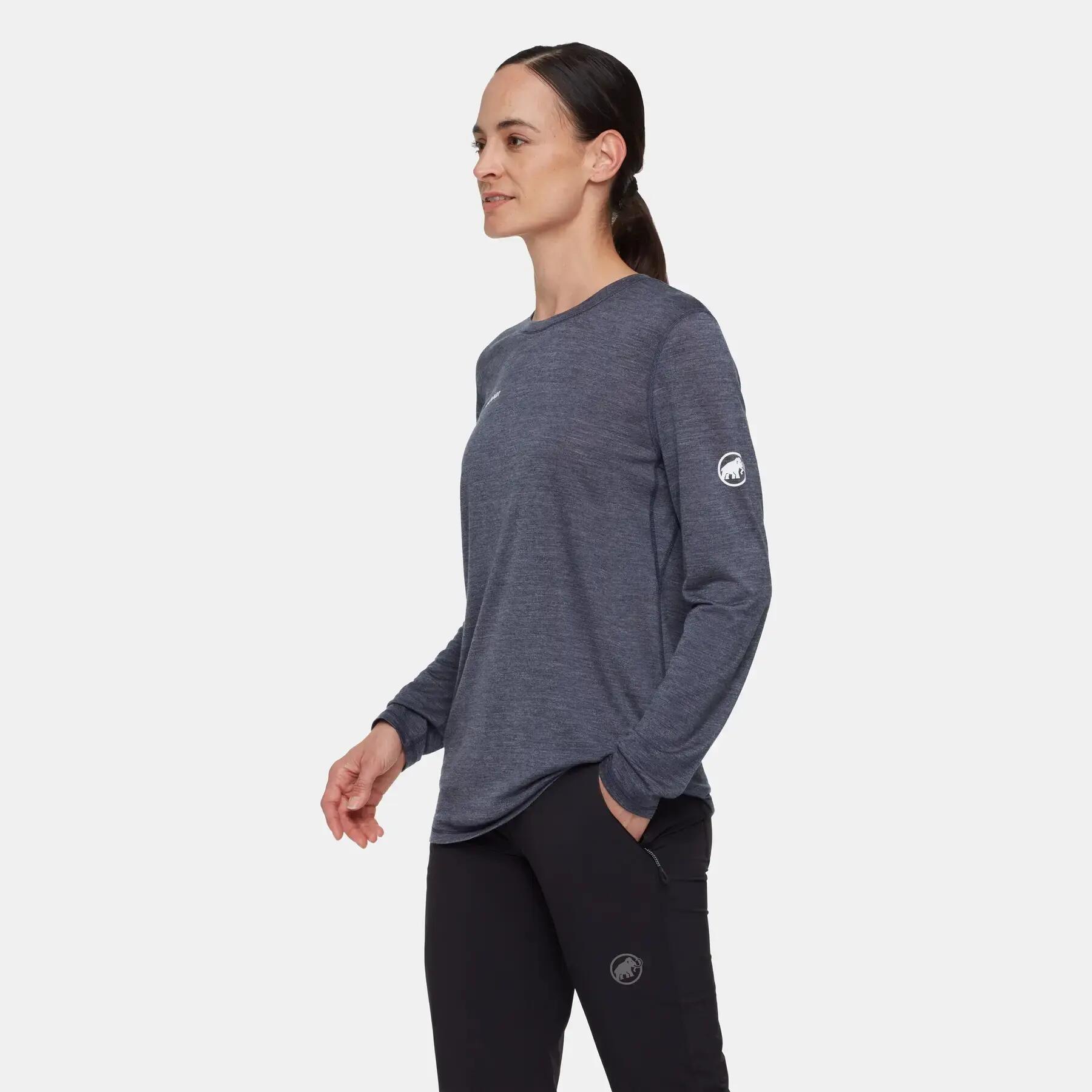 Női hosszú ujjú póló Mammut Tree Wool FL 4/5
