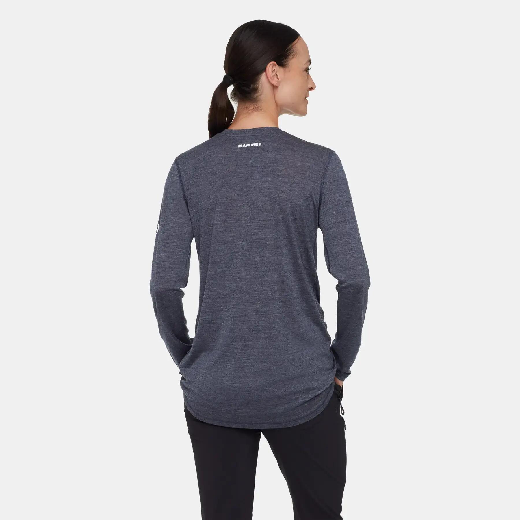 Női hosszú ujjú póló Mammut Tree Wool FL 3/5