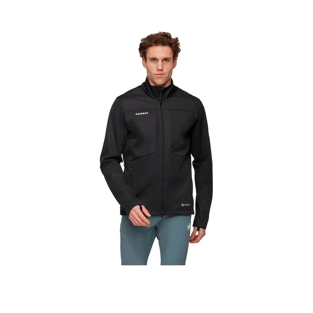 Kurtka softshell Mammut Ultimate VIII Windstopper Czarna 3/4
