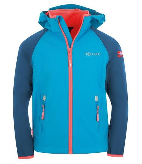 Veste softshell pour enfants Rondane Hydrofuge bleu minuit