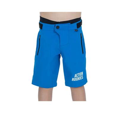 Shorts da ciclismo Cube Vertex Rookie X Actionteam Blu