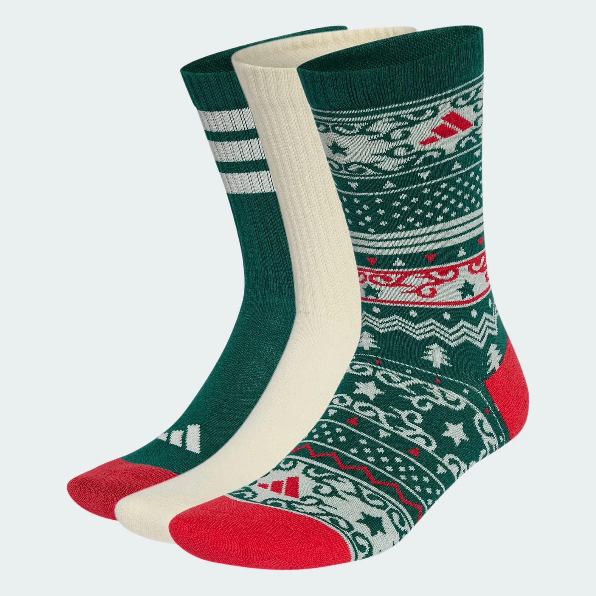 CALCETINES CLÁSICOS ESTAMPADOS ADIDAS CHRISTMAS (3 PARES) 5/5