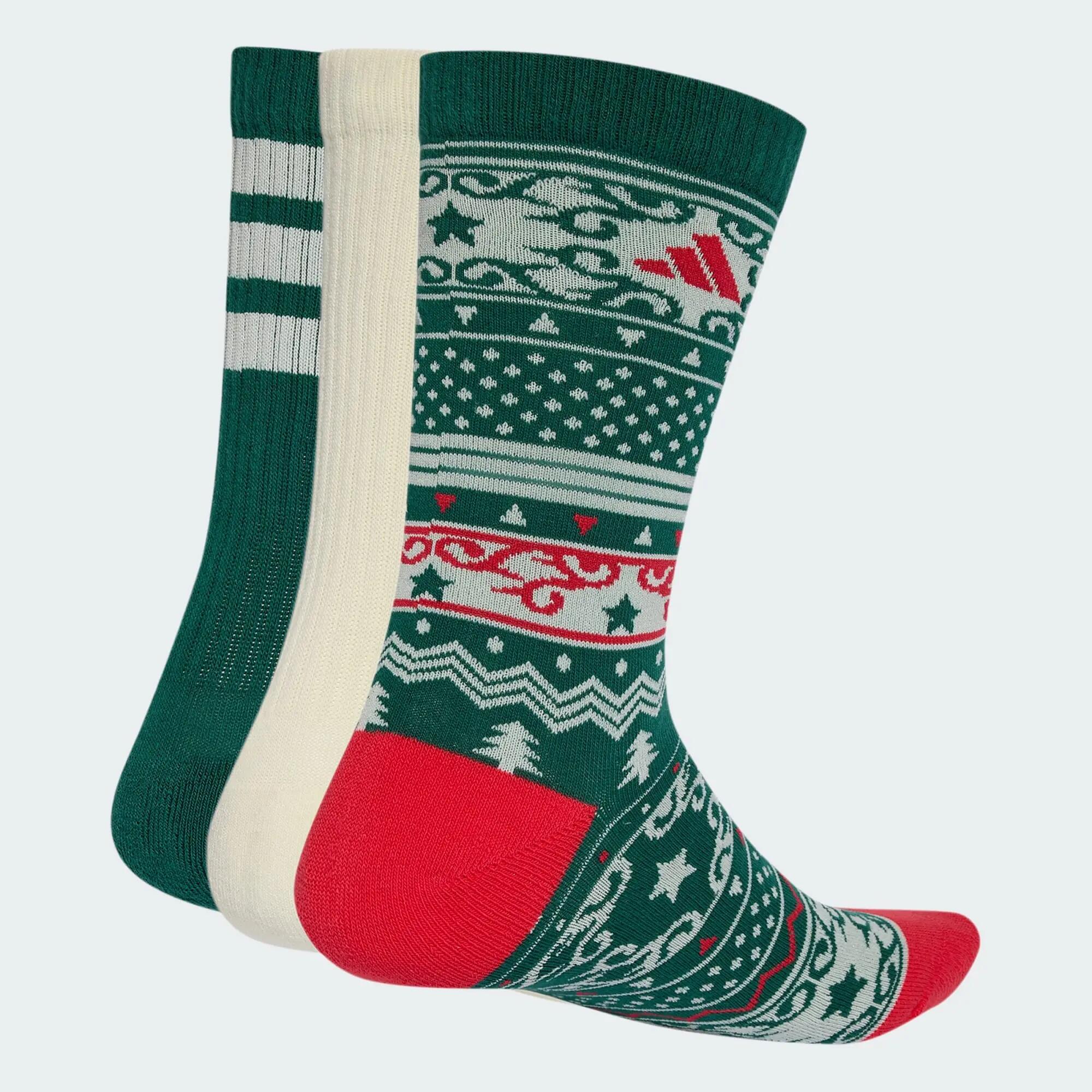 CALCETINES CLÁSICOS ESTAMPADOS ADIDAS CHRISTMAS (3 PARES) 2/5