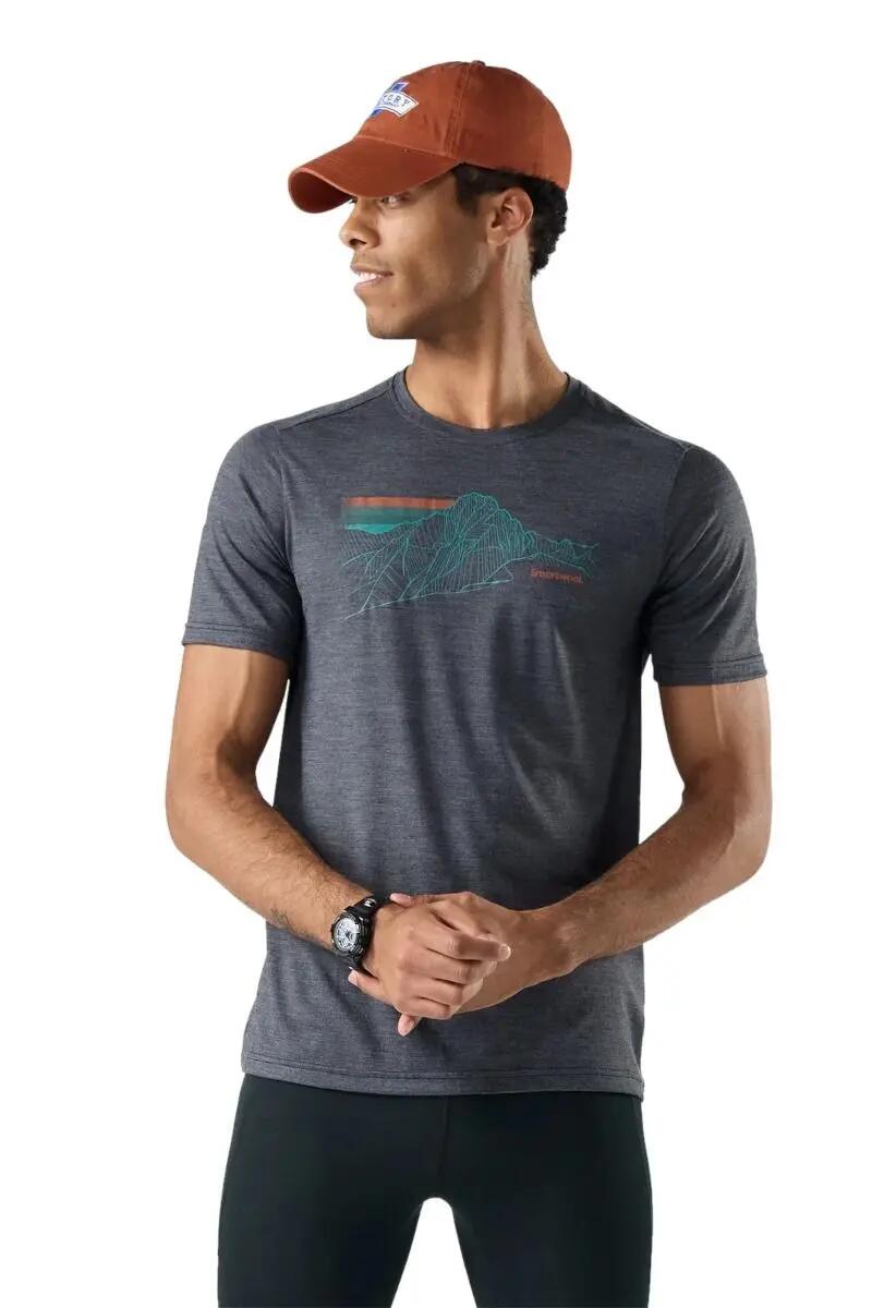 Tricou de trekking pentru bărbați Alpine Trace Active SS Graphic Tee