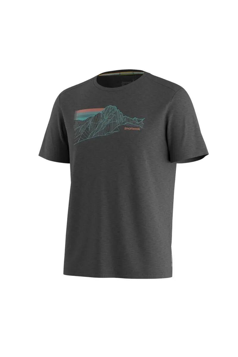 KOSZULKA ALPINE TRACE ACTIVE SS GRAPHIC TEE-CHARCOAL HEATHER 3/3