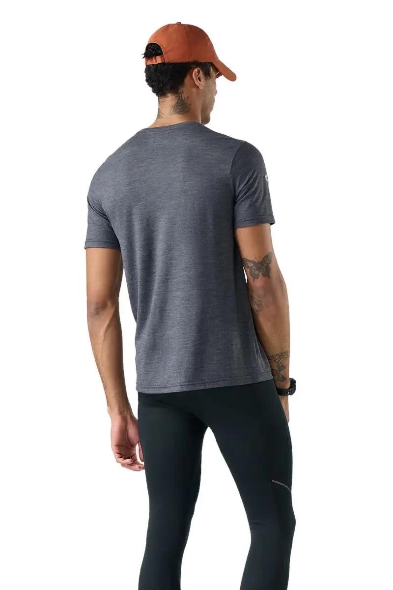 KOSZULKA ALPINE TRACE ACTIVE SS GRAPHIC TEE-CHARCOAL HEATHER 2/3