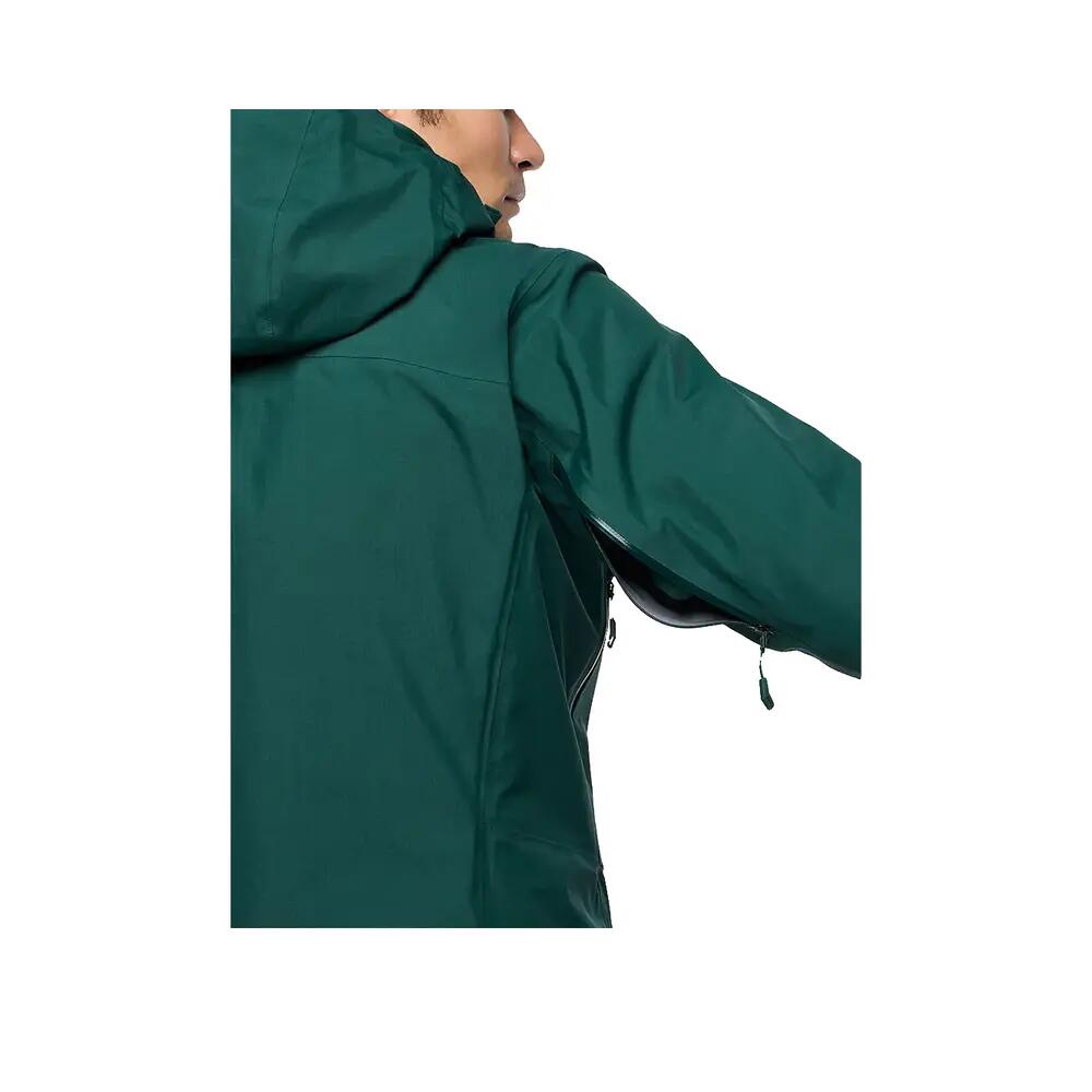 Veste imperméavel Vaude Monviso 3L Homem Cor Deep Pond 5/6