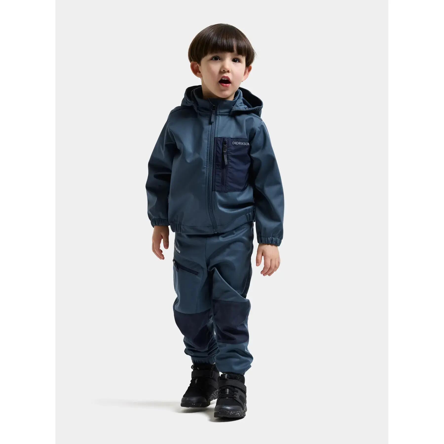 Coupe-vent à capuche enfant Didriksons Kaitum 2 4/7