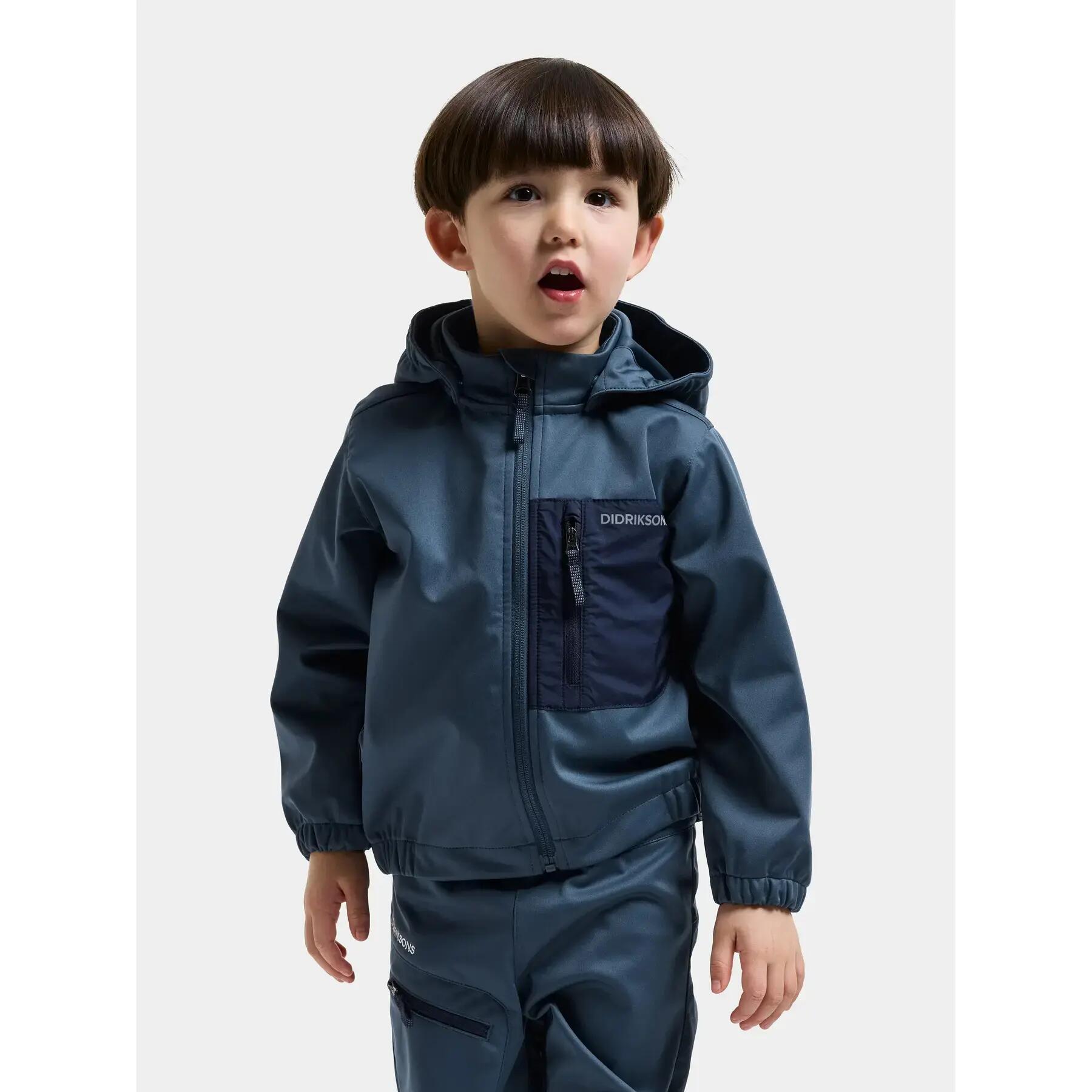 Coupe-vent à capuche enfant Didriksons Kaitum 2 2/7