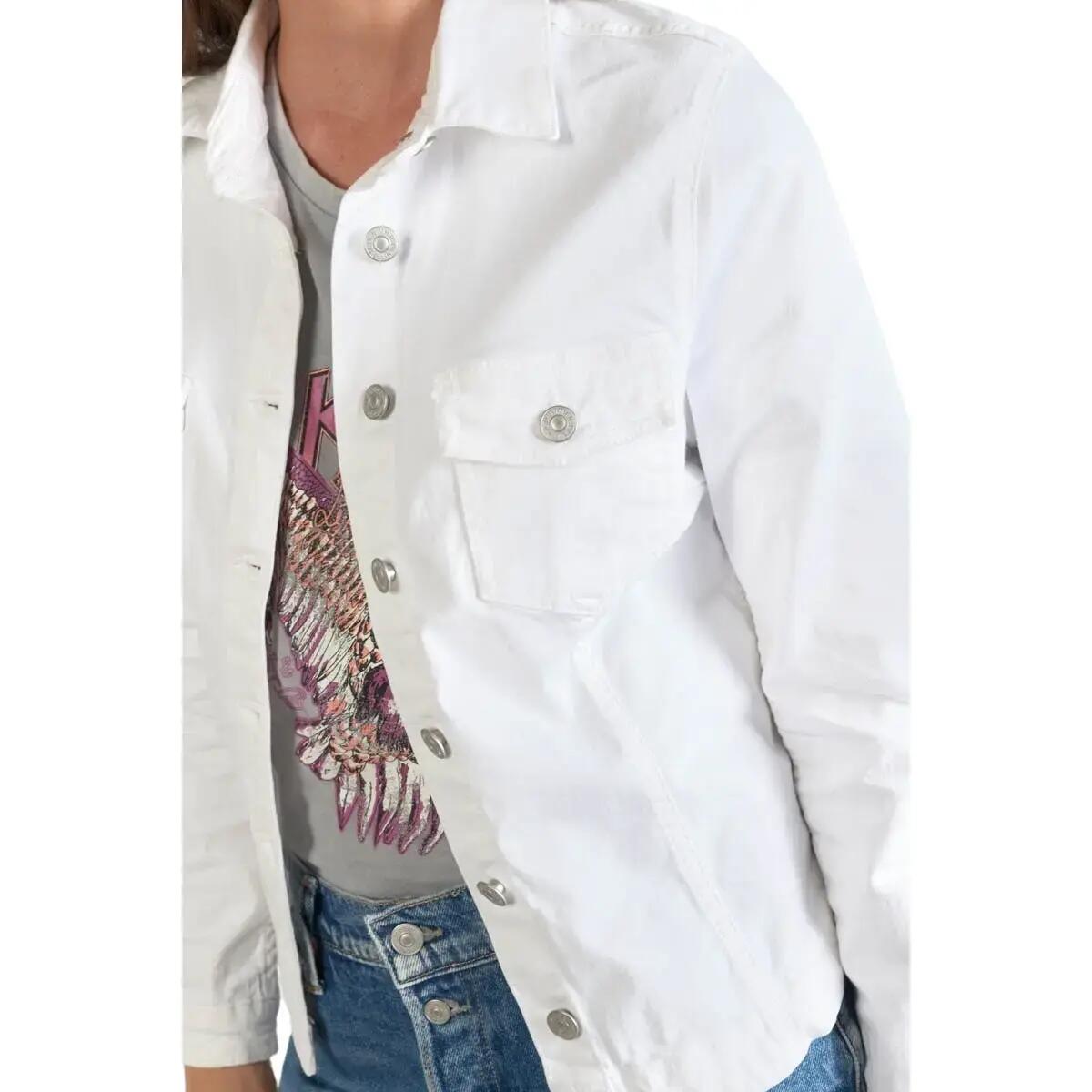 Women's denim jacket Le Temps des cerises Lilly 5/7