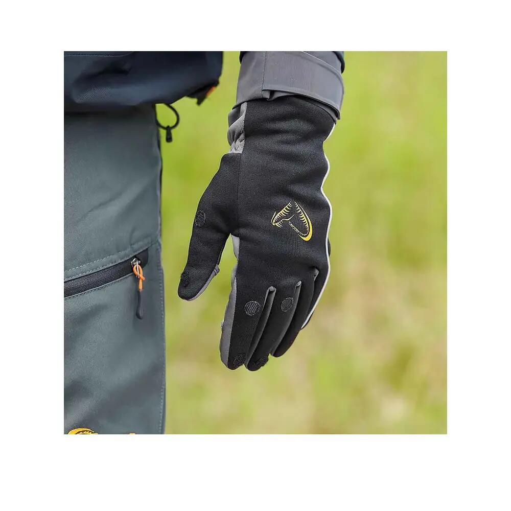 Guanti invernali Savage Gear Softshell Nero 8/8