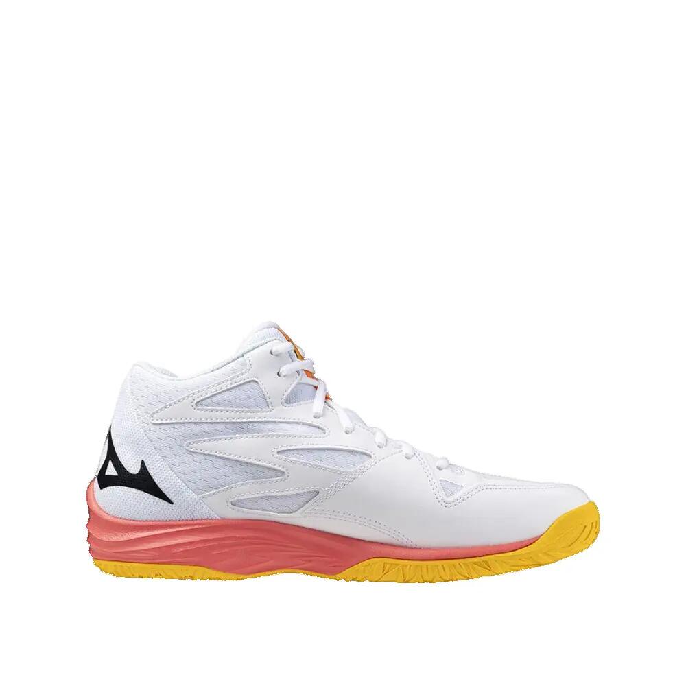 Sapatos de voleibol Mizuno Thunder Blade Z Mid Branco/Coral 2/3