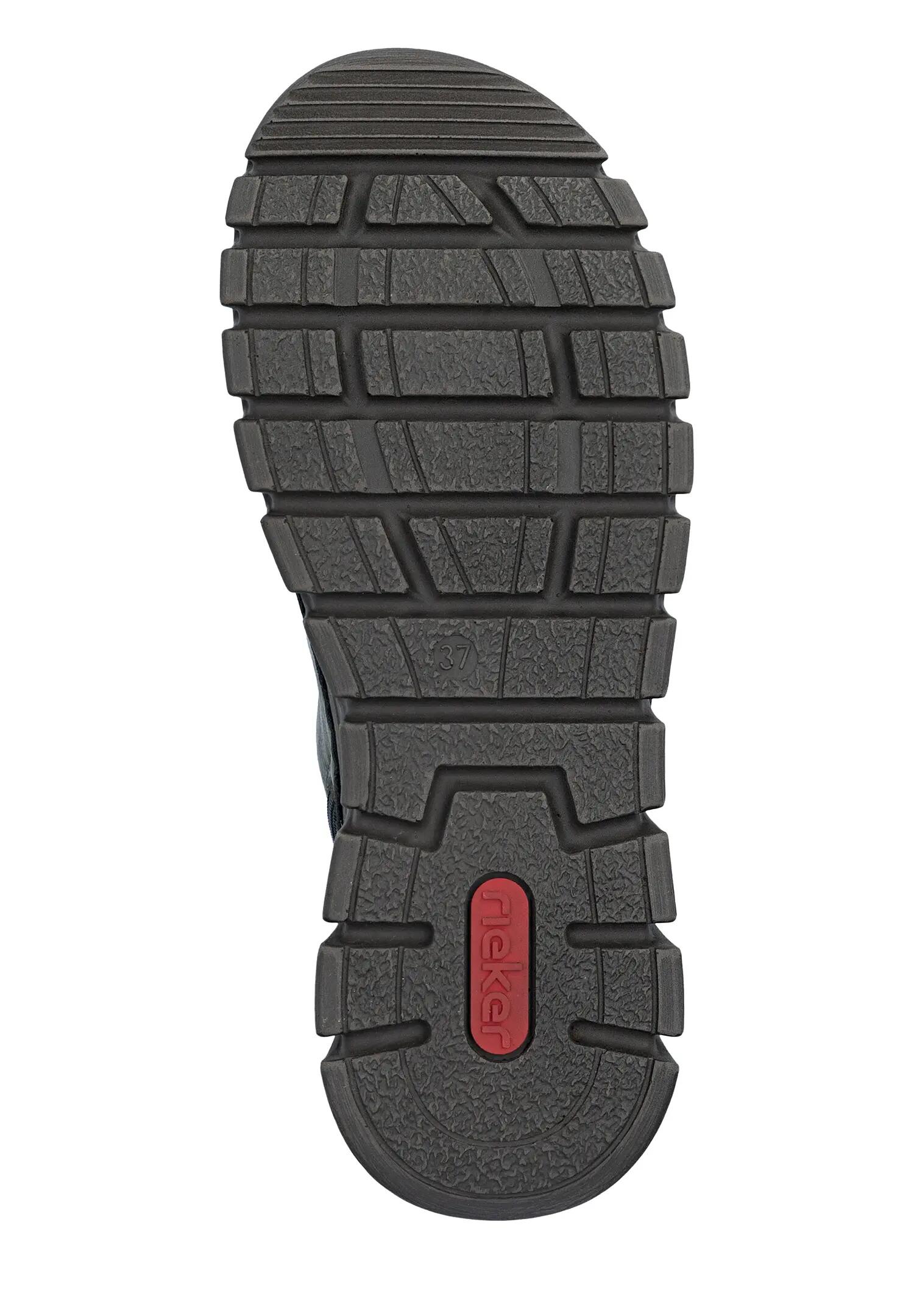 Rieker Damen Schnürstiefel Anflechter Machart Kunstleder Grün 6/7